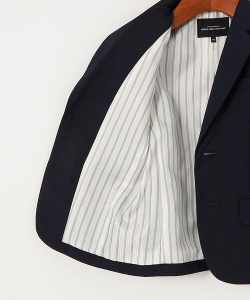 green label relaxing(グリーンレーベルリラクシング)の「TJ TW ソリッドジャケット ネイビー 100-130cm(テーラードジャケット・キッズ・ネイビー・110cm/100cm/120cm/130cm)」の8枚目の写真
