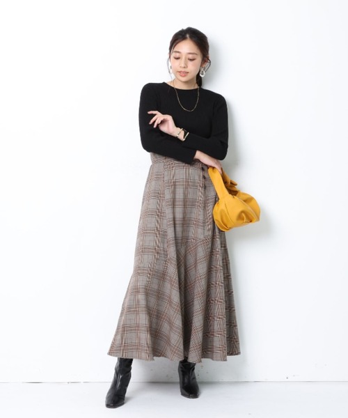 JUSGLITTY（ジャスグリッティー）の「チェックスカートドッキング