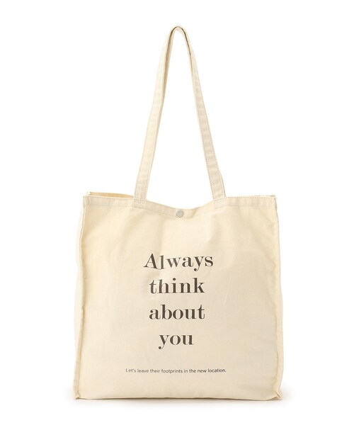 DRESKIP（ドレスキップ）の「◆スクエアキャンバストート（トートバッグ・レディース・グリーン/ブラック/ベージュ/レッド系1/チャコールグレー/アイボリー・00）」の2枚目の写真