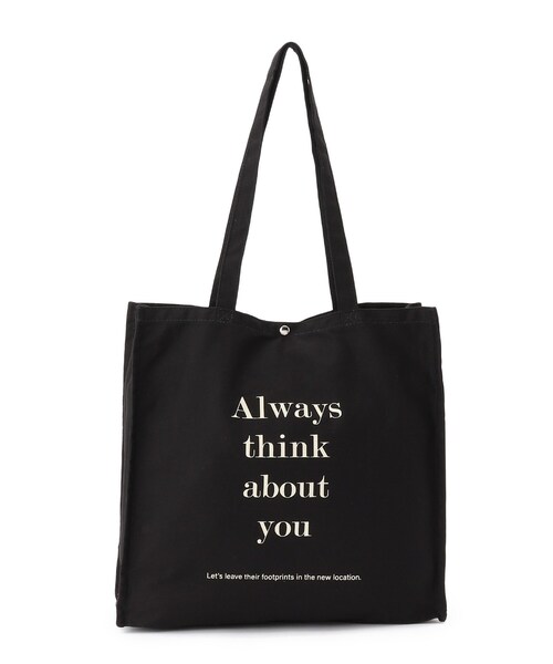 DRESKIP（ドレスキップ）の「◆スクエアキャンバストート（トートバッグ・レディース・グリーン/ブラック/ベージュ/レッド系1/チャコールグレー/アイボリー・00）」の3枚目の写真