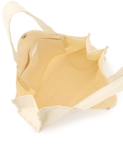 DRESKIP（ドレスキップ）の「◆スクエアキャンバストート（トートバッグ・レディース・グリーン/ブラック/ベージュ/レッド系1/チャコールグレー/アイボリー・00）」の10枚目の写真