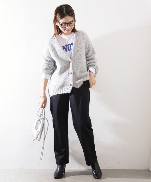 JOURNAL STANDARD（ジャーナルスタンダード）の「【TRICOT JEAN MARC/トリコット ジーン マルク】 ボタンツキカーデ◆（カーディガン/ボレロ・レディース・ベージュ/グレー/カーキ・FREE）」の15枚目の写真