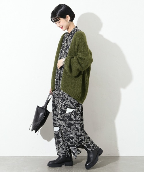 JOURNAL STANDARD（ジャーナルスタンダード）の「【TRICOT JEAN MARC/トリコット ジーン マルク】 ボタンツキカーデ◆（カーディガン/ボレロ・レディース・ベージュ/グレー/カーキ・FREE）」の11枚目の写真