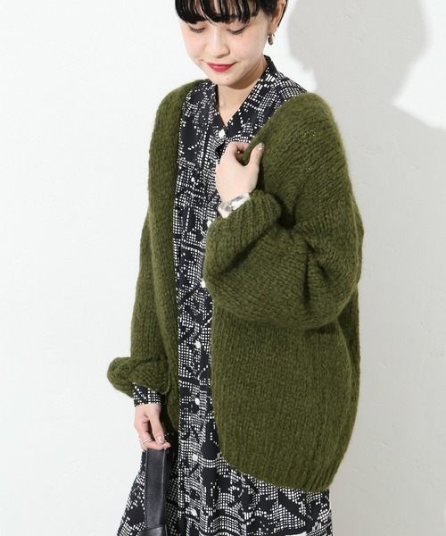 JOURNAL STANDARD（ジャーナルスタンダード）の「【TRICOT JEAN MARC/トリコット ジーン マルク】 ボタンツキカーデ◆（カーディガン/ボレロ・レディース・ベージュ/グレー/カーキ・FREE）」の12枚目の写真