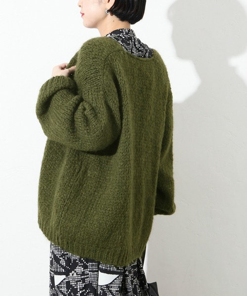 JOURNAL STANDARD（ジャーナルスタンダード）の「【TRICOT JEAN MARC/トリコット ジーン マルク】 ボタンツキカーデ◆（カーディガン/ボレロ・レディース・ベージュ/グレー/カーキ・FREE）」の13枚目の写真