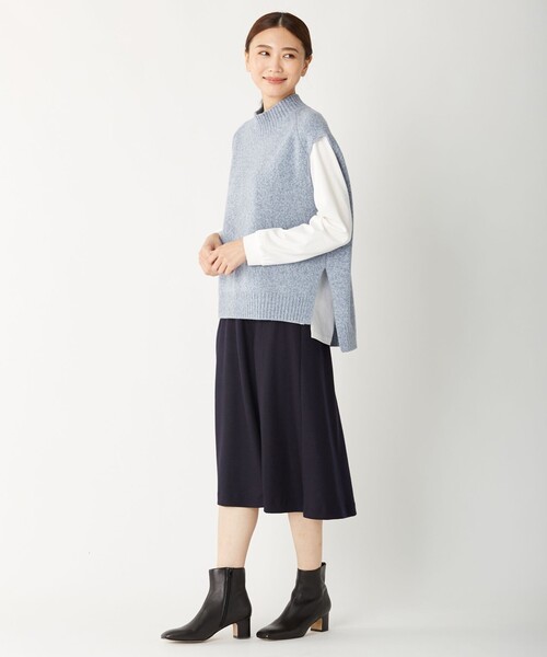 J.PRESS（ジェイプレス）の「【洗える】ウールスムースジャージー スカート（スカート・レディース・ベージュ系/ダルブルー系/ワイン系/ネイビー系/グレー系・13/11/9/7）」の15枚目の写真