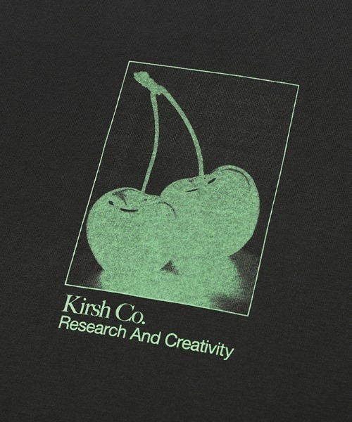 KIRSH(キルシー)の「A'GEM/9 × .kom『KIRSH/キルシー』CHERRY TREE LONG SLEEVE T-SHIRT/ツリーチェリーデザインロングスリーブTシャツ(Tシャツ/カットソー・レディース・ホワイト/チャコールグレー・FREE)」の18枚目の写真