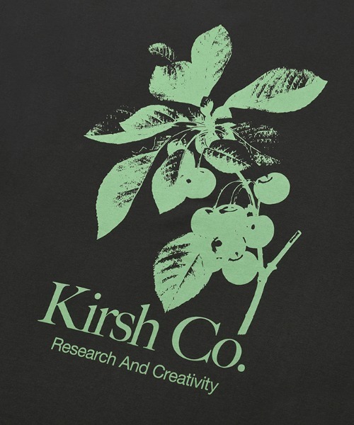 KIRSH(キルシー)の「A'GEM/9 × .kom『KIRSH/キルシー』CHERRY TREE LONG SLEEVE T-SHIRT/ツリーチェリーデザインロングスリーブTシャツ(Tシャツ/カットソー・レディース・ホワイト/チャコールグレー・FREE)」の12枚目の写真