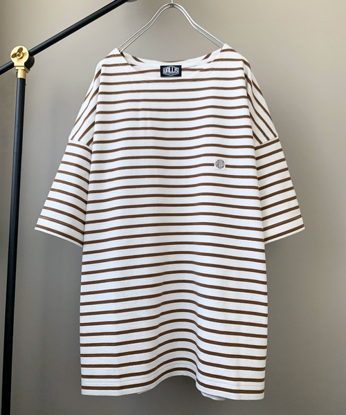 VALLIS by FACTOTUM(ヴァリスバイファクトタム)の「STUDIOUS別注 ビッグバスクTシャツ(Tシャツ/カットソー・メンズ・ブラウン・LARGE)」の1枚目の写真