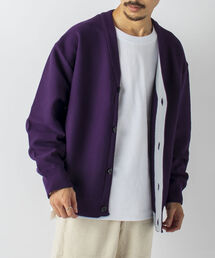 【GLOSTER/グロスター】《カーディガン+カットソーの2点SET》テックレイヤードカーディガン