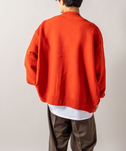 GLOSTER(グロスター)の「【GLOSTER/グロスター】《カーディガン+カットソーの2点SET》テックレイヤードカーディガン(カーディガン/ボレロ・メンズ・キナリ/ネイビー/パープル/オレンジ・MEDIUM/LARGE)」の7枚目の写真