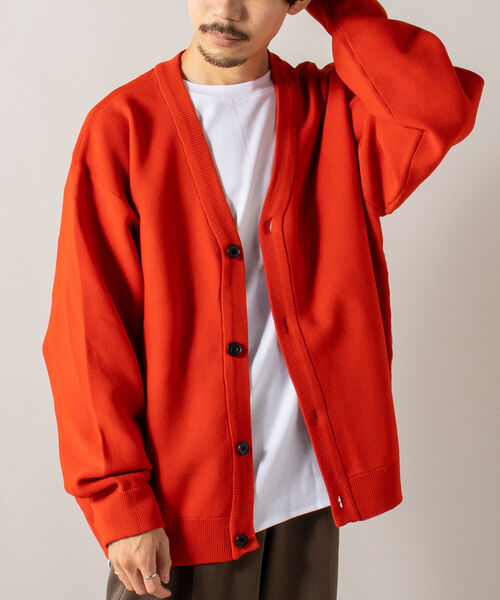 GLOSTER(グロスター)の「【GLOSTER/グロスター】《カーディガン+カットソーの2点SET》テックレイヤードカーディガン(カーディガン/ボレロ・メンズ・キナリ/ネイビー/パープル/オレンジ・MEDIUM/LARGE)」の10枚目の写真