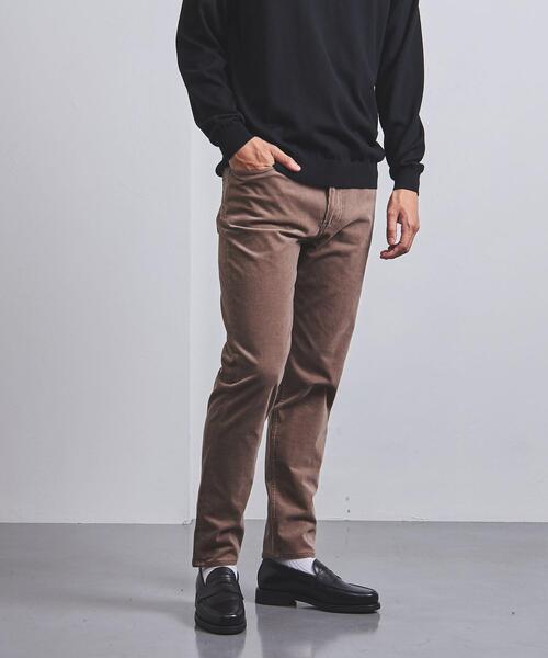UNITED ARROWS(ユナイテッドアローズ)の「<UNIETD ARROWS> オーガニック コーデュロイパンツ スリムテーパード(その他パンツ・メンズ・ホワイト/グレー/ブラウン/ライム・S/M/L/XL)」の3枚目の写真