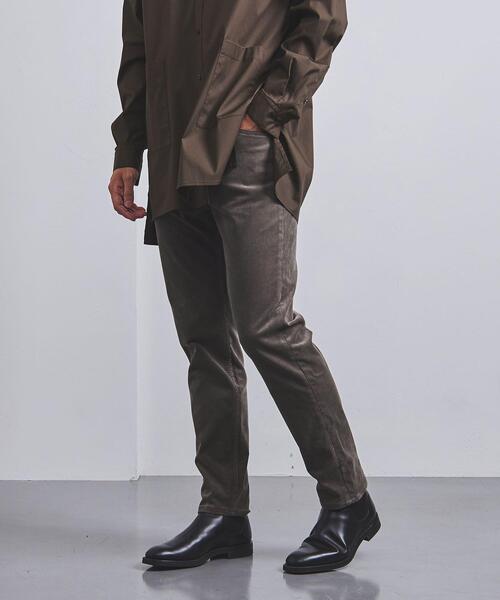 UNITED ARROWS(ユナイテッドアローズ)の「<UNIETD ARROWS> オーガニック コーデュロイパンツ スリムテーパード(その他パンツ・メンズ・ホワイト/グレー/ブラウン/ライム・S/M/L/XL)」の2枚目の写真