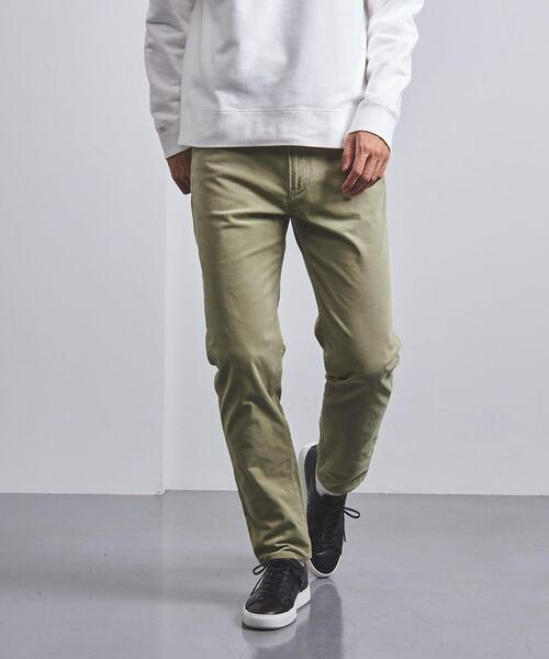 UNITED ARROWS(ユナイテッドアローズ)の「<UNIETD ARROWS> オーガニック コーデュロイパンツ スリムテーパード(その他パンツ・メンズ・ホワイト/グレー/ブラウン/ライム・S/M/L/XL)」の4枚目の写真