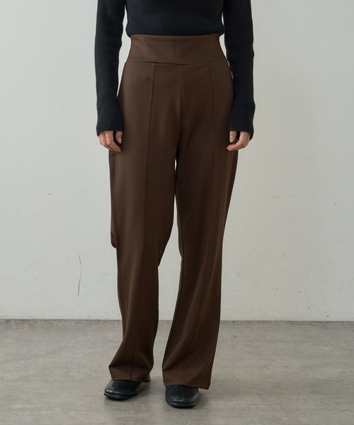 natural couture(ナチュラルクチュール)の「ハイウエストモクロディフレアパンツ(その他パンツ・レディース・チェック/ブラック/ライトベージュ/ブラウン・FREE)」の20枚目の写真