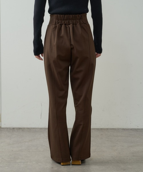 natural couture(ナチュラルクチュール)の「ハイウエストモクロディフレアパンツ(その他パンツ・レディース・チェック/ブラック/ライトベージュ/ブラウン・FREE)」の22枚目の写真