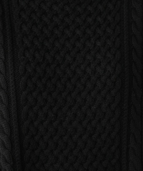 A part by(アパートバイ)の「Acケーブルベスト2Pワンピース 238968(ワンピース・レディース・ブラック/アイボリー/ブラウン・FREE)」の7枚目の写真