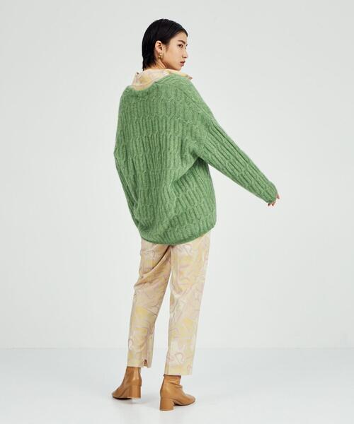 BRACTMENT（ブラクトメント）の「＜BRACTMENT(ブラクトメント)＞BM 2WAY アブストラクト プリントブラウス（シャツ/ブラウス・レディース・ブラック/ベージュ・FREE）」の19枚目の写真