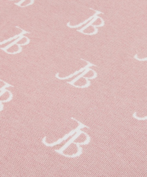 Julia Boutique（ジュリアブティック）の「JBロゴ柄長袖ニットトップス/21554（ニット/セーター・レディース・ブラック/ホワイト/ピンク・ONE）」の18枚目の写真