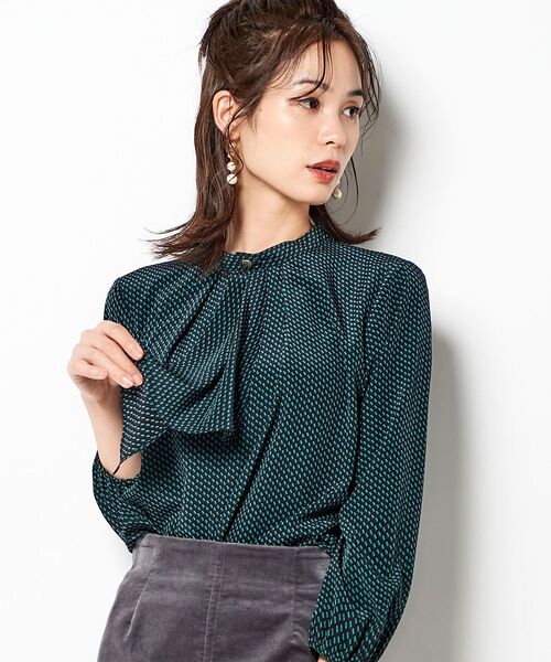 le.coeur blanc（ルクールブラン）の「キカボウタイブラウス（シャツ/ブラウス・レディース・ベージュ系その他2/ブラウン系その他2/ブルー系その他4・FREE）」の7枚目の写真