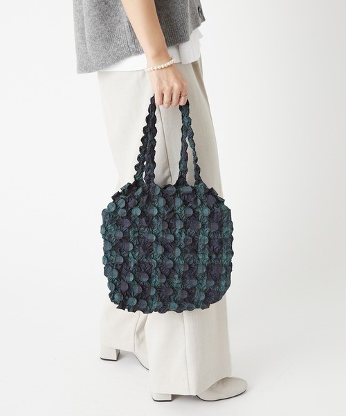 M805-12 新品 利休バッグ アイボリー 花絞り Amazon｜【2025】Wpc. Patterns しぼりバッグ オメナピンク W141