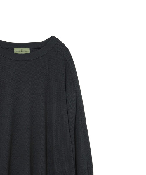 AMERICAN RAG CIE（アメリカンラグシー）の「ミリタリーハニカムロングスリーブTee（Tシャツ/カットソー・メンズ・ホワイト/ブラック・MEDIUM/LARGE）」の5枚目の写真