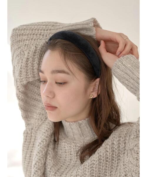 earth music&ecology(アースミュージックアンドエコロジー)の「べロアボリュームカチューシャ *(カチューシャ・レディース・ブラック/ブラウン・FREE)」の8枚目の写真
