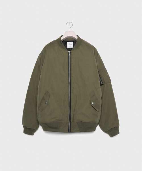 VANQUISH(ヴァンキッシュ)の「ヴィンテージスタイル MA-1 *(MA-1・メンズ・ブラック/カーキ・M/L)」の2枚目の写真