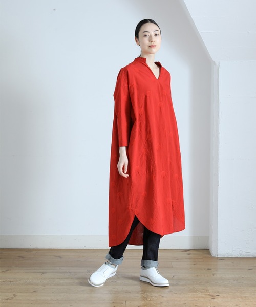 値下げ【美品】plantation ドットダブルJQ ワンピース Plantation / S ドットフラワーJQ / ワンピース(M blue(12)): SALE| A