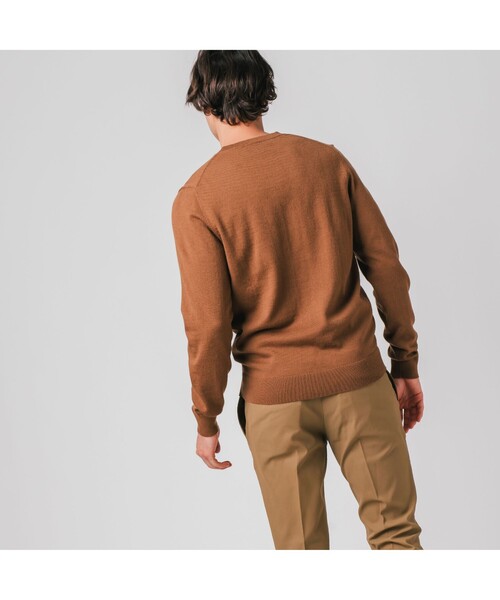 LACOSTE（ラコステ）の「Karl Karl(R)Vネックニットセーター（ニット/セーター・メンズ・ブラック/グレー/ネイビー/ライトブラウン・4/2/5/3）」の22枚目の写真