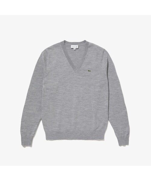 LACOSTE（ラコステ）の「Karl Karl(R)Vネックニットセーター（ニット/セーター・メンズ・ブラック/グレー/ネイビー/ライトブラウン・4/2/5/3）」の20枚目の写真