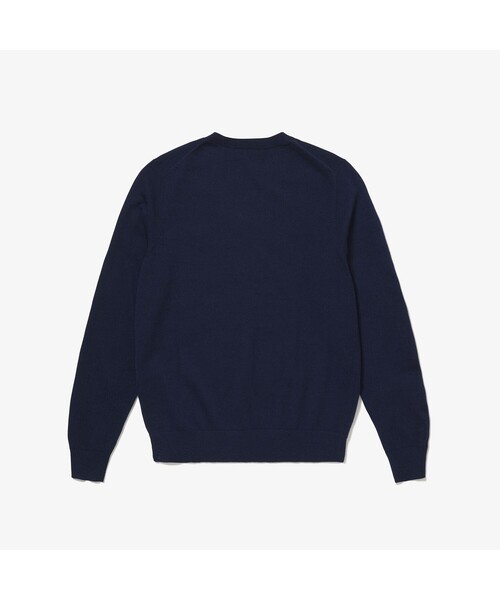 LACOSTE（ラコステ）の「Karl Karl(R)Vネックニットセーター（ニット/セーター・メンズ・ブラック/グレー/ネイビー/ライトブラウン・4/2/5/3）」の12枚目の写真