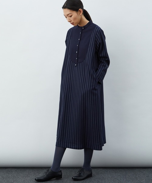 玄関先渡し 配色ヨークワンピース ワンピース Loisir ロワズィール のファッション 非常に高い品質 Arenatheatre Net