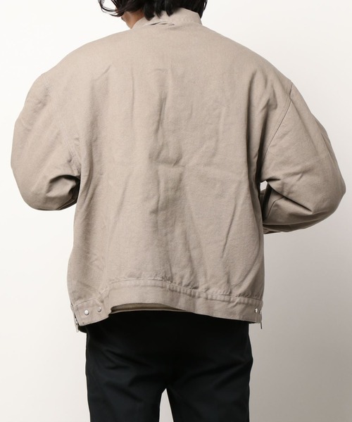 DANKE SCHON（ダンケシェーン）の「DankeSchon/ダンケシェーン/ダックカバーオールジャケット（カバーオール・メンズ・ホワイト/ブラック/カーキ・FREE）」の6枚目の写真