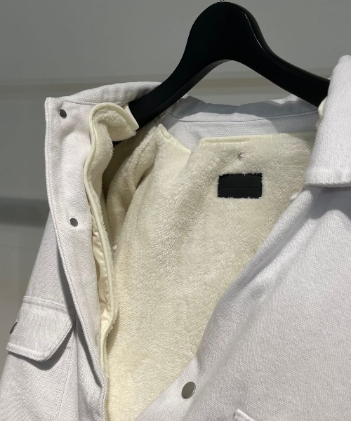 DANKE SCHON（ダンケシェーン）の「DankeSchon/ダンケシェーン/ダックカバーオールジャケット（カバーオール・メンズ・ホワイト/ブラック/カーキ・FREE）」の8枚目の写真