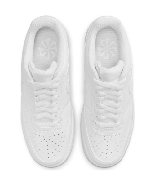 NIKE（ナイキ）の「ナイキ NIKE ナイキ コート ビジョン LO NN（スニーカー・レディース・ホワイト×ホワイト・25.0cm/24.5cm/23.5cm/23.0cm/24.0cm）」の8枚目の写真