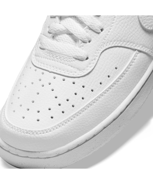 NIKE（ナイキ）の「ナイキ NIKE ナイキ コート ビジョン LO NN（スニーカー・レディース・ホワイト×ホワイト・25.0cm/24.5cm/23.5cm/23.0cm/24.0cm）」の5枚目の写真