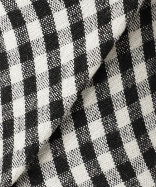 SLOBE IENA（スローブイエナ）の「ウールフラノストレートパンツ【手洗い可能/ウエストゴム】◆（その他パンツ・レディース・ブラック系その他/グレー系その他・36/38）」の19枚目の写真