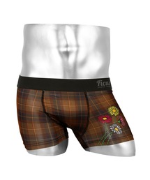 FICUS（フィークス）の「FICUS/フィークス ボクサーパンツ 下着 アンダーウェア 誕生花 ガーベラ ダリア 向日葵 百合 蓮 桜 アネモネ スイートピー バラ 椿 ポインセチア（ボクサーパンツ）」