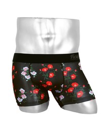 FICUS（フィークス）の「FICUS/フィークス ボクサーパンツ 下着 アンダーウェア 誕生花 ガーベラ ダリア 向日葵 百合 蓮 桜 アネモネ スイートピー バラ 椿 ポインセチア（ボクサーパンツ）」