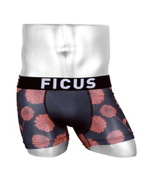 FICUS（フィークス）の「FICUS/フィークス ボクサーパンツ 下着 アンダーウェア 誕生花 ガーベラ ダリア 向日葵 百合 蓮 桜 アネモネ スイートピー バラ 椿 ポインセチア（ボクサーパンツ）」