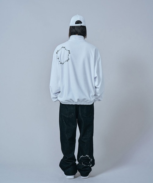 OY（オーワイ）の「『OY/オーワイ』ZIPPER POLA FLEECE MTM/ジッパーポーラ フリース アノラック 長袖 スウェットシャツ（スウェット・メンズ・ホワイト/ブラック・FREE）」の10枚目の写真
