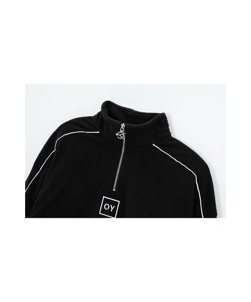 OY（オーワイ）の「『OY/オーワイ』ZIPPER POLA FLEECE MTM/ジッパーポーラ フリース アノラック 長袖 スウェットシャツ（スウェット・メンズ・ホワイト/ブラック・FREE）」の15枚目の写真