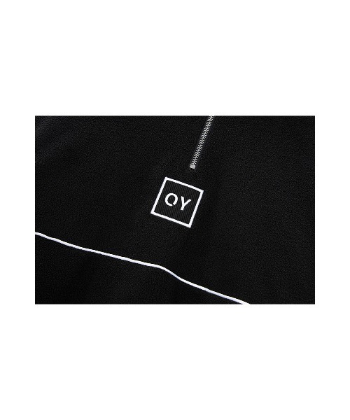 OY（オーワイ）の「『OY/オーワイ』ZIPPER POLA FLEECE MTM/ジッパーポーラ フリース アノラック 長袖 スウェットシャツ（スウェット・メンズ・ホワイト/ブラック・FREE）」の16枚目の写真
