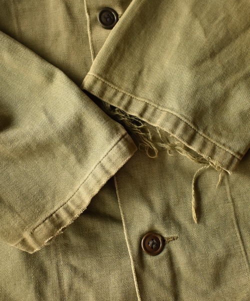 VINTAGE(ヴィンテージ)の「【ヴィンテージ古着】50's? U.S. AIRFORCE ユーティリティーシャツ(シャツ/ブラウス・メンズ・グリーン・LARGE)」の5枚目の写真