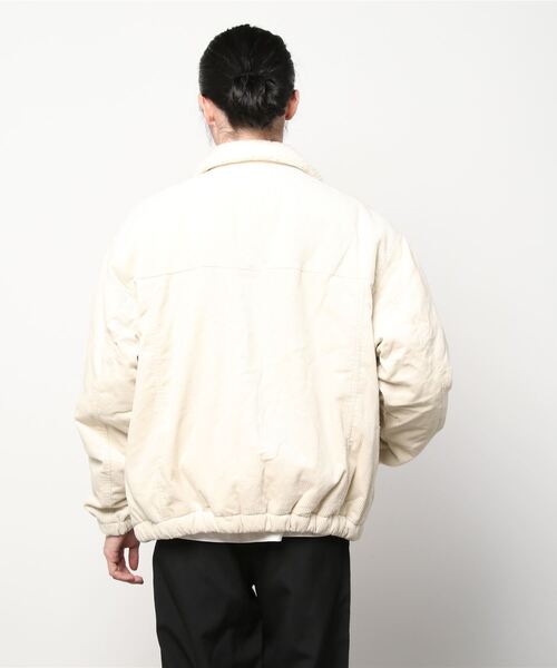 SITRY(シトリー)の「Corduroy Boa Jacket/コーデュロイ ボア ジャケット(ブルゾン・メンズ・ブラック/サックスブルー/グレイッシュベージュ/キナリ・M/L)」の6枚目の写真