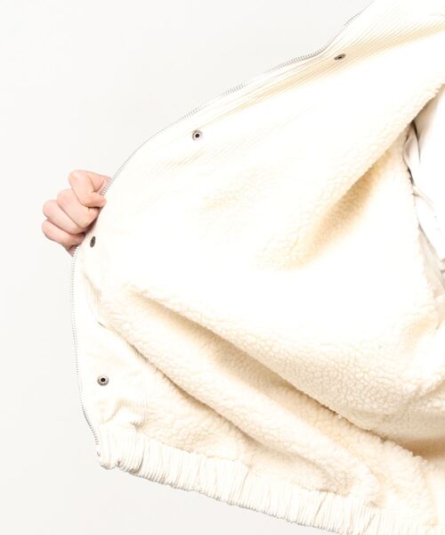 SITRY(シトリー)の「Corduroy Boa Jacket/コーデュロイ ボア ジャケット(ブルゾン・メンズ・ブラック/サックスブルー/グレイッシュベージュ/キナリ・M/L)」の7枚目の写真