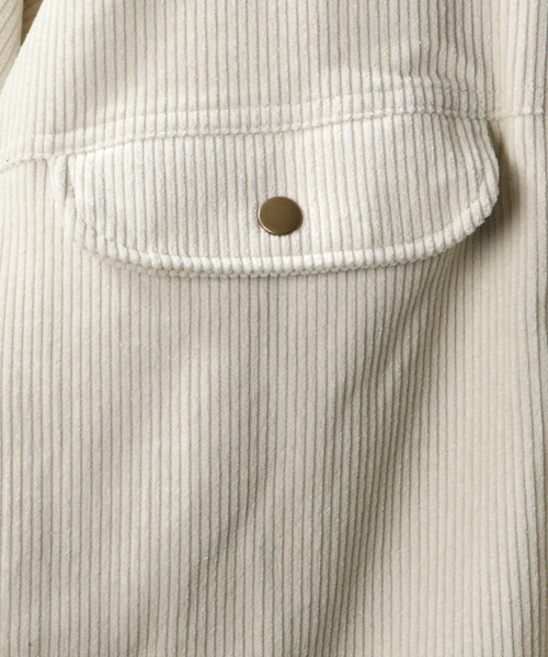 SITRY(シトリー)の「Corduroy Boa Jacket/コーデュロイ ボア ジャケット(ブルゾン・メンズ・ブラック/サックスブルー/グレイッシュベージュ/キナリ・M/L)」の13枚目の写真