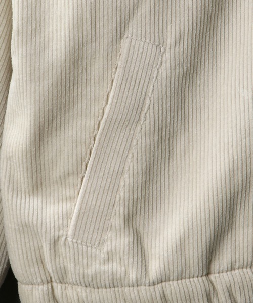 SITRY(シトリー)の「Corduroy Boa Jacket/コーデュロイ ボア ジャケット(ブルゾン・メンズ・ブラック/サックスブルー/グレイッシュベージュ/キナリ・M/L)」の12枚目の写真